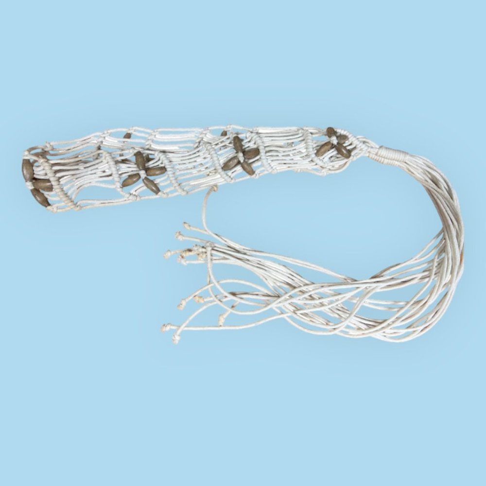 Boho Macrameโ and Beaded Belt